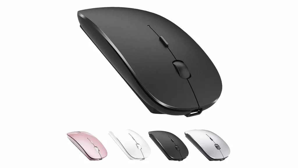 zeru bluetooth mouse rechargeable wireless mouse showing multiple color options